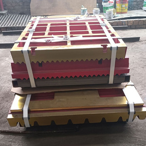 Piezas y Accesorios de Acero con Alto Contenido de Manganeso para Trituradoras de Mandíbulas OEM C80 C116 C120 C130 C150 C160 C200: Placas de Mandíbula Móviles y Placas de Revestimiento - Product Image 3