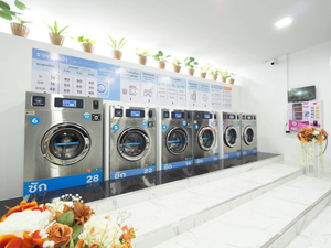 <span class=keywords><strong>Lave</strong></span>-<span class=keywords><strong>linge</strong></span> commercial à chargement frontal automatique, contrôlé par application, classe énergétique 1 - Product Image 5