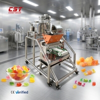Nouvelle machine de dépose de bonbons au lait en acier inoxydable 12L, pour la production de chocolat/bonbons, conception manuelle de table avec moules