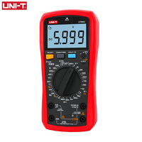 Multimètre numérique UNI-T True RMS UT890C UT890D+ avec sélection manuelle de la plage, testeur de fréquence AC/DC, de capacité et de température, rétroéclairage