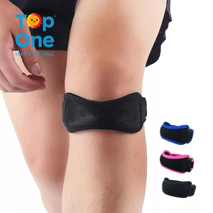 Top One Fitness llegadas correa de soporte de rodilla rótula abierta soporte de absorción de impacto para senderismo fútbol baloncesto deportes protección - Product Image 1