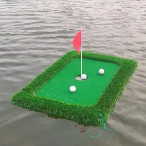 迷你浮动高尔夫果岭，用于水上高尔夫后院游戏