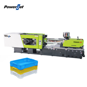 Powerjet Nhựa Trái Cây Rau Đóng Gói Siêu Thị Giỏ Mua Sắm Có Thể Gập Lại Thùng Sản Xuất Injection Molding <span class=keywords><strong>Machine</strong></span> - Product Image 3