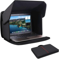 Étui pour ordinateur portable pare-soleil, écran de confidentialité portable pour le travail en extérieur, la plage et la protection en voyage