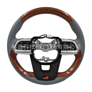 Carbon Fiber Steering <b>Wheel</b> 3 <b>Spokes</b> Racing Style For Toyota LC300 LC200 2010-2022 - Product Image 1