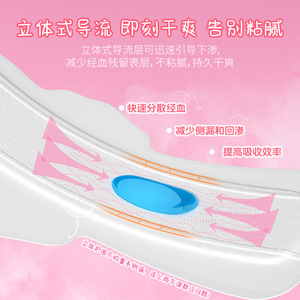 AiHuJia - Toalla Sanitaria Ginecológica Médica de 245 mm, Estéril, para Uso Diario, de Tela No Tejida, Transpirable - Product Image 2