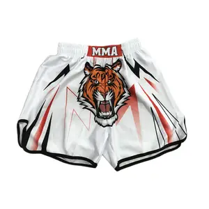 OEM produttore di abbigliamento professionale Designer di pantaloncini da combattimento Mma pantaloncini da boxe da donna