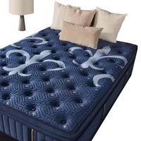 Matelas hypoallergénique à mémoire de forme pour lit à ressort hélicoïdal pour hôpital d'hôtel de luxe, matelas à mémoire de forme de 12 pouces sous vide comprimé