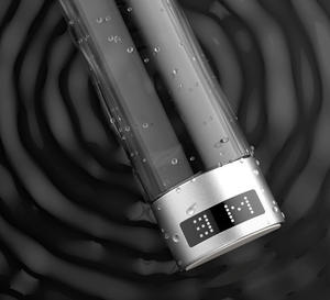 Botella de Agua Rica en Hidrógeno de Alta Concentración 6000ppb, Generador de Agua Hidrogenada Portátil de Vidrio con Alimentación USB para Automóvil y Uso en Exteriores - Product Image 2