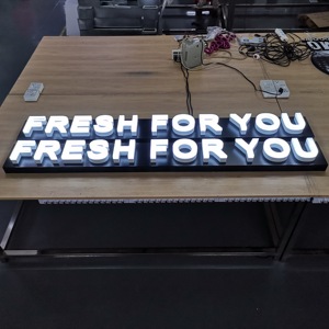 Buy Building-señal de letras iluminadas 3d para interiores y exteriores, señal de letras Led impermeables para exteriores - Product Image 6