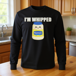 T-shirt a maniche lunghe I'm Whipped Mayonnaise - Product Image 3