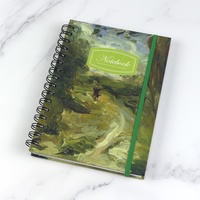 Diseño de estilo de pintura al óleo Diario espiritual Manifiesto diario y cuaderno Libro de diario de manifestación inspirador