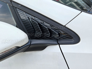 Front Triangle <b>Window</b> Louver for VW Golf 7 MK7 MK7.5 2013-2019 Side Shutter <b>Shades</b> Cover Trim Sticker Vent Carbon Car Accessory - Product Image 5