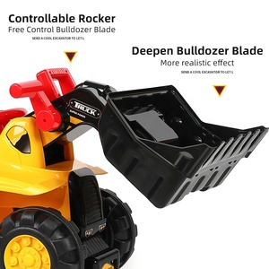 Samtoy 6V 4AH B/O Power 4 roues Bulldozer pelle enfants électrique voiture <span class=keywords><strong>camion</strong></span> enfants voiture jouet - Product Image 2