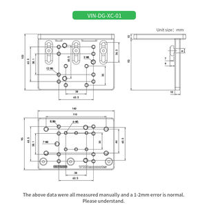 VINmounts Marine Aluminum Alloy Gunwale L <b>Bracket</b> A Type Multi Hole Mount Fits Boats Without Holes D Ball Base Compatible Only - Product Image 2