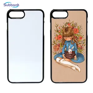 Subbank Wholesale 2D Mobile Cover Sublimation Blanks Phone Cases Clear Sublimation Pc Phone Case For Iphone 7/8 Plus