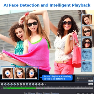 4CH 8CH 5MP 8MP PoE CCTV Hệ thống Camera Kit với nhận dạng khuôn mặt NVR Set Đối với trang chủ - Product Image 3