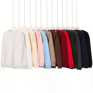 H5488 Ventes chaudes automne-hiver, sweat-shirts à col rond en coton mélangé 450 g/m² doublés de polaire Silver Fox - Product Image 1