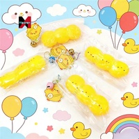 Mignon Poussin Jaune Anti-Stress à Presser, à Rebond Lent, Jouet Magique pour Étudiants, Petit Cadeau