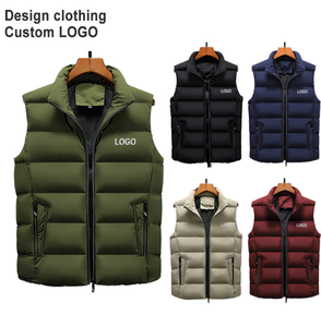Customized Logo <b>Men's</b> High Quality Casual Tank Top Solid Sleeveless with <b>Jacket</b> <b>Men's</b> Thickened Warmth Customized <b>Men's</b> - Product Image 1