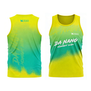 Maillot de sport sans manches personnalisé avec logo, respirant, séchage rapide, impression nom et numéro, pour femmes, hommes, filles, garçons - Product Image 1