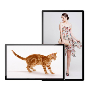 จอแอลซีดีบางเฉียบแบบติดผนัง FHD พร้อม Wifi หน้าจอสัมผัส สำหรับโฆษณาเชิงพาณิชย์  ผู้ผลิตและจำหน่ายป้ายเมนูร้านค้าปลีก - Product Image 3