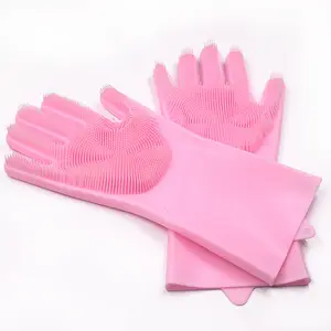 Guantes de silicona para limpieza de coche, limpieza de cocina, limpieza del hogar