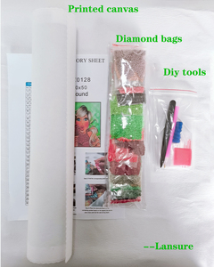 5D DIY diamante pintura belleza China chica retrato cartón punto de cruz bordado para decoración del hogar redondo/cuadrado/especial - Product Image 5