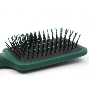 Brosse à cheveux en nylon pour salon de coiffure et de beauté, étiquette privée, démêlante, pour extensions bouclées, perruque humide, brosse à cheveux personnalisée <span class=keywords><strong>Denman</strong></span> - Product Image 3