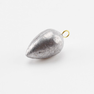 Plomada de pesca Aohu Teardrop de 80g con anilla para pesca de carpas - Product Image 1