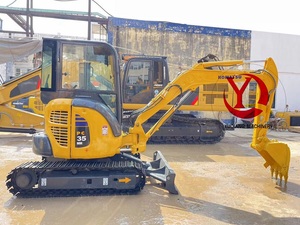 Excavatrice Komatsu PC35MR 2024, 3,5 tonnes, performances certifiées EPA CE, composants principaux : moteur, boîte de vitesses, pompe, roulement, godet de 0,175 m - Product Image 6