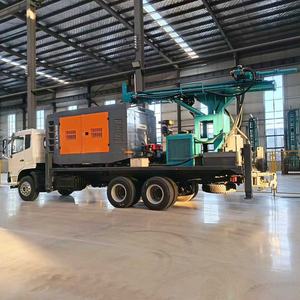 Machine de forage de puits DTH de 300 m, fabriquée en Chine, équipement de forage d'eau portable, plateformes de forage de puits d'eau montées sur camion, à vendre - Product Image 1