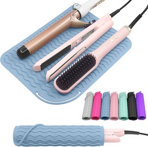 Accessori per la Casa Direttamente dalla Fabbrica, Tappetino Resistente al Calore di Grandi Dimensioni, Portatile per Viaggi, Contenitore in Silicone per Cosmetici e Arricciacapelli - Product Image 1