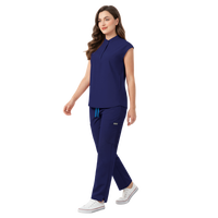 42393 Ensembles de Blouses Médicales Personnalisées 210 g/m² Anti-Fluide, Blouses en Soie Extensibles et Imperméables pour Femme