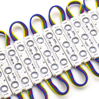Module LED RGB 5050 pour enseigne lumineuse de vitrine, IP65, DC 12V, 0.75W, puce SMD, couleur bleue, certifié ROHS