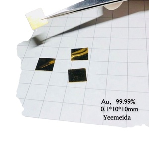 Hoja de oro 99.99% Lámina de metal de oro Au de alta pureza - Product Image 2