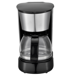Cafetera de Goteo de 12 Tazas, Jarra de Vidrio de Acero Inoxidable, Diseño Antigoteo Negro para Uso en el Hogar y la Oficina - Product Image 1