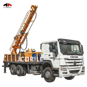 CSD300トラック搭載ボアホールロータリー掘削機井戸掘削リグ空気圧縮機付き - Product Image 3