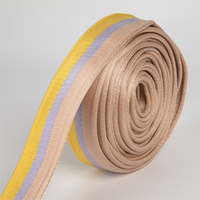 Sangle de sac à dos respirante et résistante à l'abrasion en tissu éco-responsable Bluesign, large et étroite, 25 mm, motif gourde
