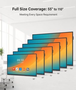 ITATOUCH Écran plat interactif LCD 4K de 75 pouces, connexion NFC, système double, logiciel de tableau blanc <span class=keywords><strong>gratuit</strong></span> <span class=keywords><strong>pour</strong></span> l'éducation et les entreprises - Product Image 2