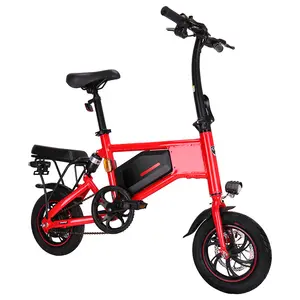 Bicicleta eléctrica plegable para adultos, bici con Motor de 350W, batería extraíble de 48V, 20AH /36V10.4AH, pequeña de 14/16 pulgadas