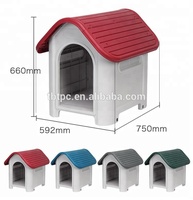 Niches pour chiens amovibles en plastique imperméables pour l'extérieur, pour chiens de taille moyenne et grande, niches chaudes pour l'extérieur