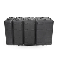 Boîtier de rack pour équipement d'amplification/DJ 4U 6U avec mousse pour microphone pour système audio