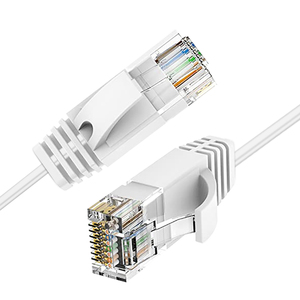 สายแพทช์คอร์ด Cat 6a RJ45 แบบบาง UTP 28AWG สายอีเธอร์เน็ตเนื้อนิ่มยืดหยุ่น สายแพทช์บางสำหรับเชื่อมต่อเครือข่าย สายสื่อสาร - Product Image 1