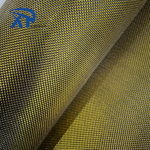 Tessuto in Fibra di Carbonio con Riflessi Glitterati, Fibra di Carbonio Dorata+Dorata per Rinforzo Ingegneristico - Product Image 2