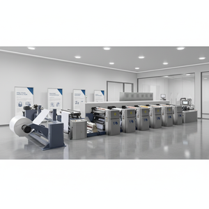 Küçük Kağıt Bardak ve Mini Poşetler için Hızlı Kurulumlu Kompakt 6 Renkli Flekso Baskı Ünitesi - Product Image 1