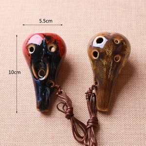 โอคาริน่าเซรามิกรูปทรงหยดน้ำขนาดเล็ก 6 รู สำหรับผู้เริ่มต้นเล่น - Product Image 2