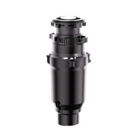Broyeur de déchets alimentaires électrique mini pour évier de cuisine 110-120V, moteur CC sans balais 0,5 CV, acier inoxydable, usage domestique continu