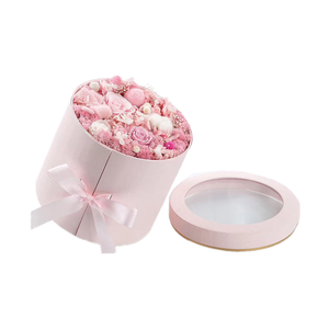 Box Flower Box Surprise Pink Rose Gift Boxes Bespoke Logo Unique Decoration Gift Box Package Flower Custom Business Boxes