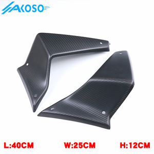 Akoso 100% đầy đủ sợi carbon winglets xe máy bên spoilers cố định winglet fairing cho <span class=keywords><strong>Yamaha</strong></span> MT09 fz09 2021- 2024 - Product Image 6